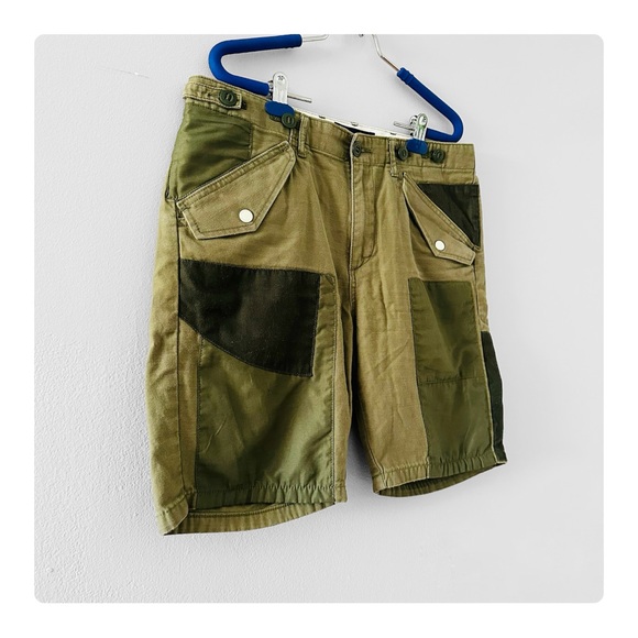 ★ Scotch & Soda Amsterdam Couture Cargo Shorts - Green ★ - Picture 7 of 17